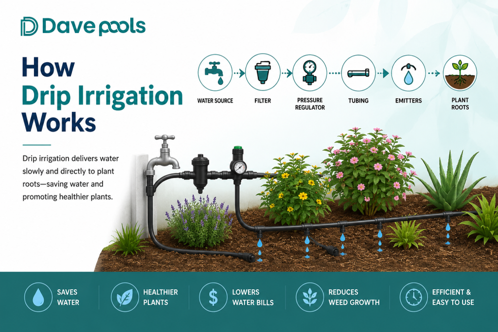 how drip irrigation works