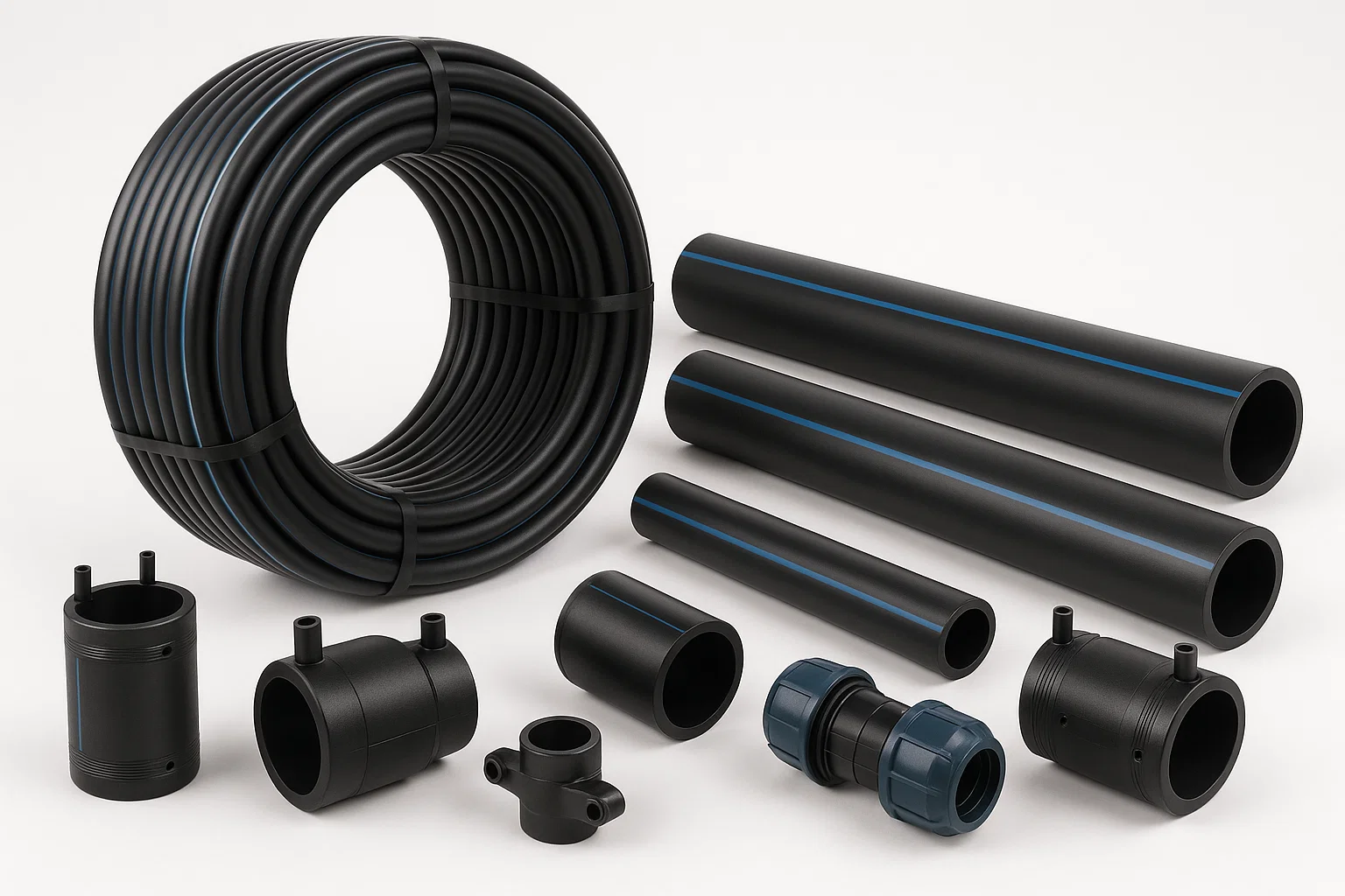 HDPE pipes & fittings product Range