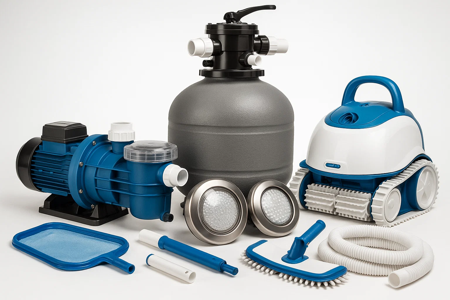 Swimming pool equipments Range