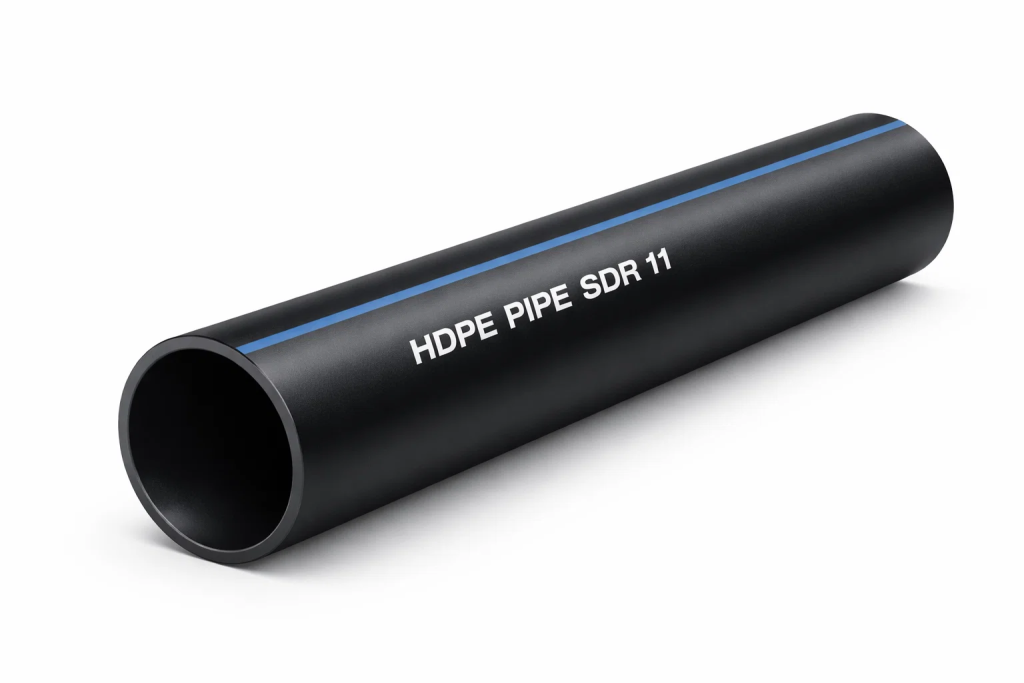 SDR 11 HDPE pipe with thick wall for high pressure water applications