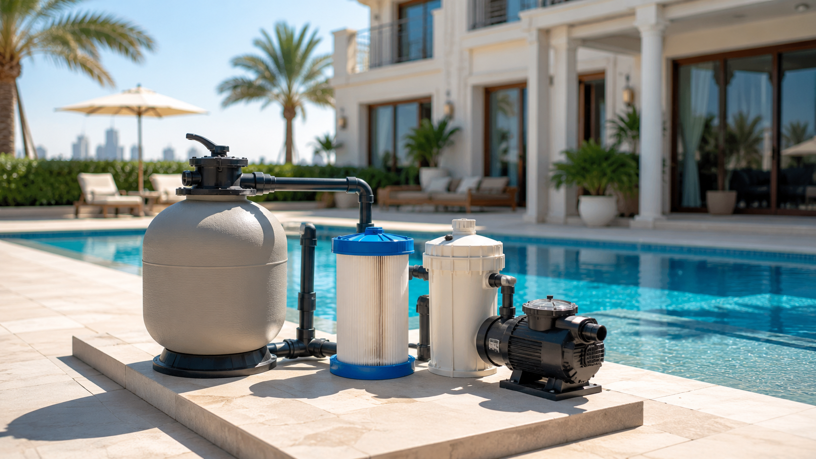 Types of Swimming Pool Filters: The Complete Buyer’s Guide for Dubai Pool Owners (2026)