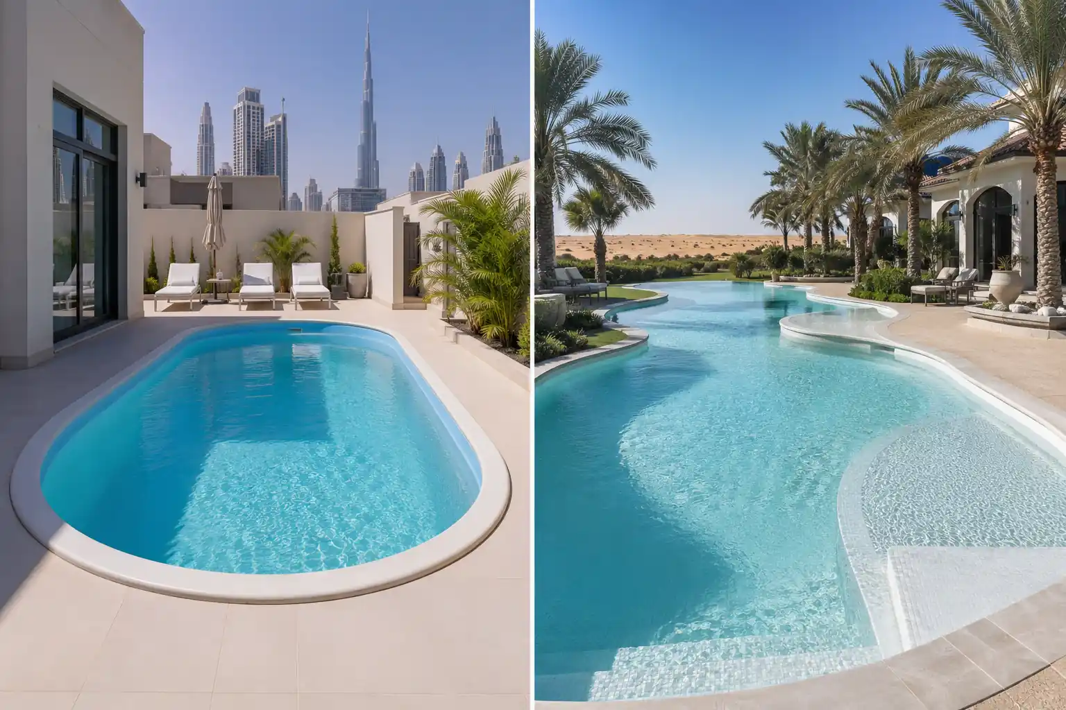 Fibreglass vs Concrete Pool: Which is Better for Dubai Homes?