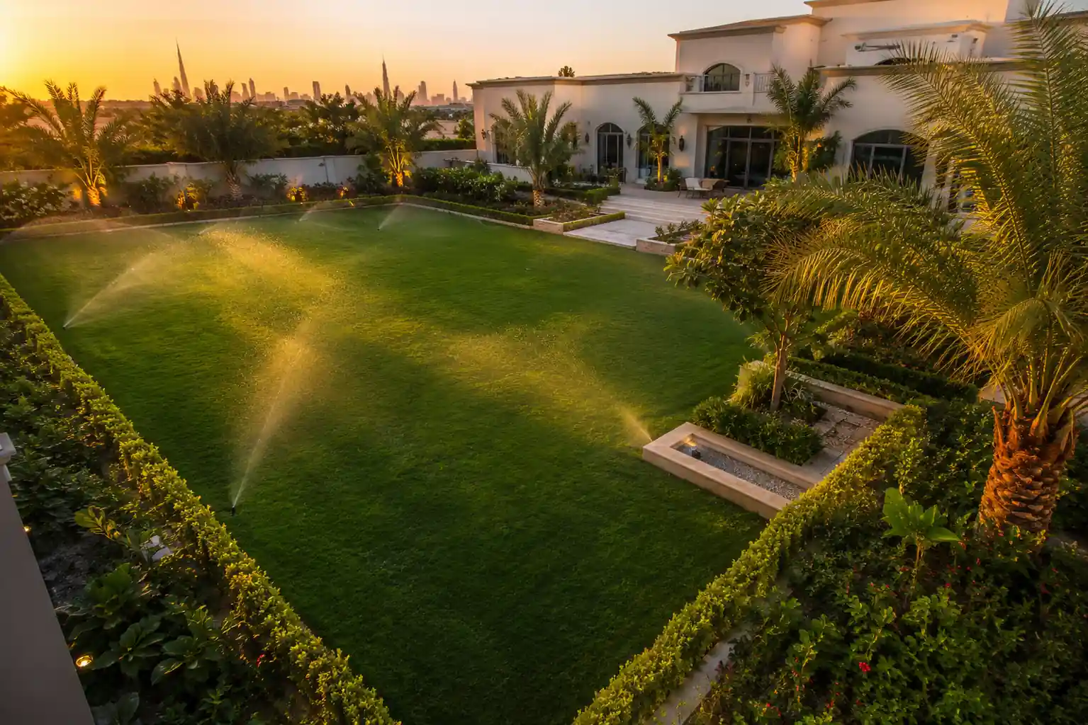 How to Design an Irrigation System for a Villa Garden in UAE