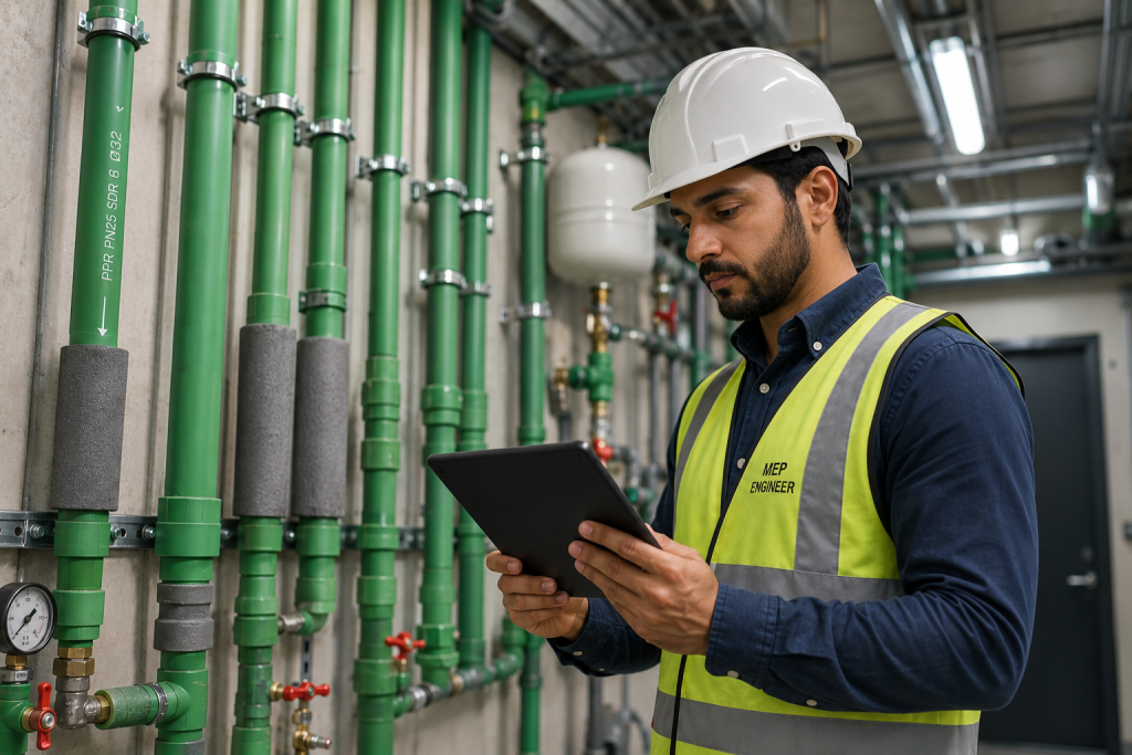 Selecting the right PPR pipe size and PN rating for a Dubai villa plumbing project