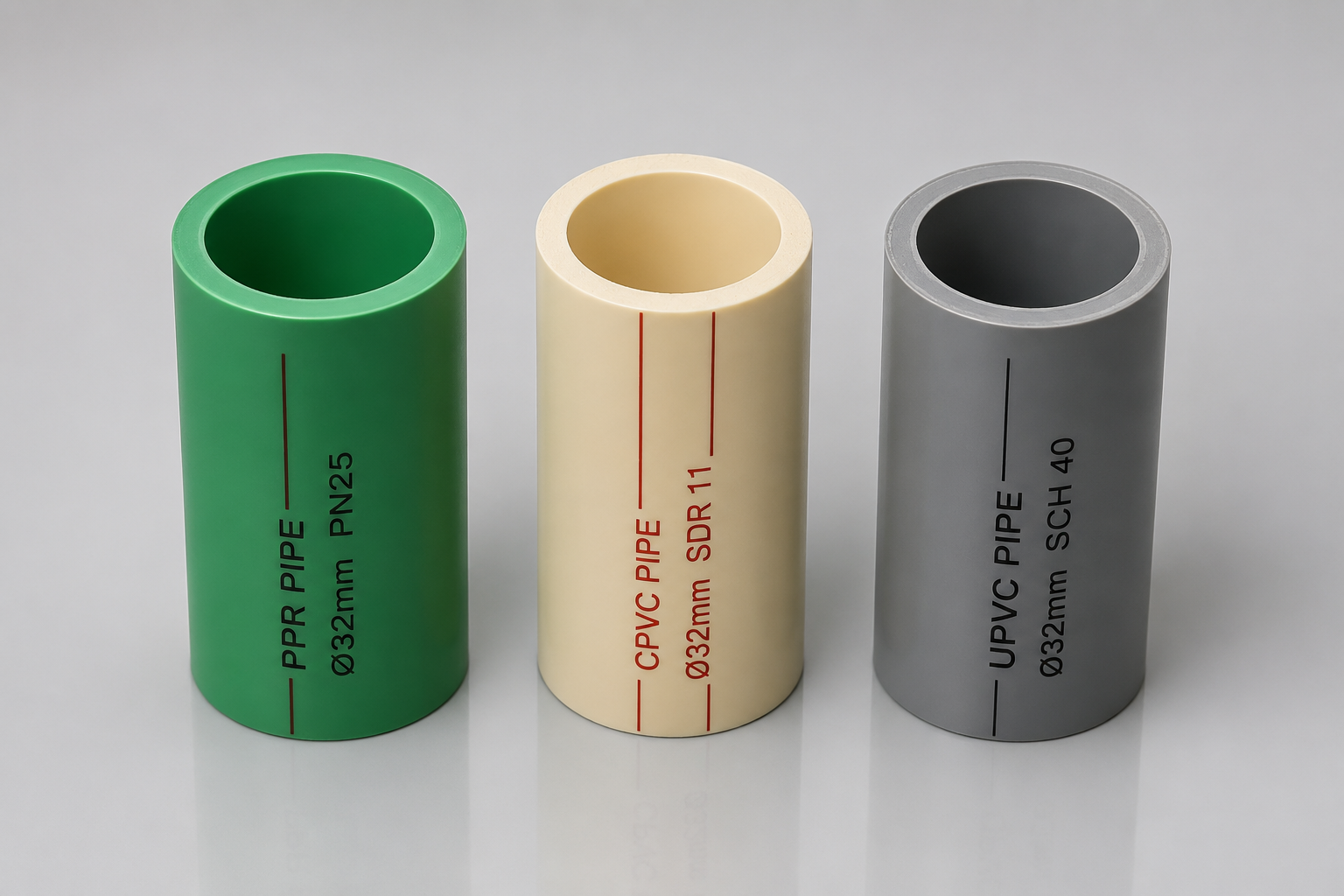 PPR vs CPVC vs UPVC for Dubai’s Climate: Which Pipe Actually Holds Up?