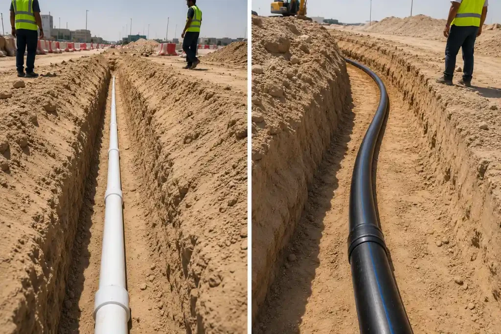 PVC vs HDPE Pipe