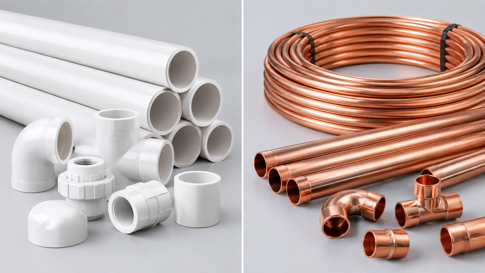 PVC vs Copper Pipes: Which Should You Choose for Plumbing?